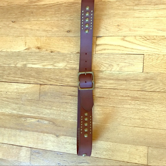 Gap Leather Belt Brass Details XL - Picture 1 of 3